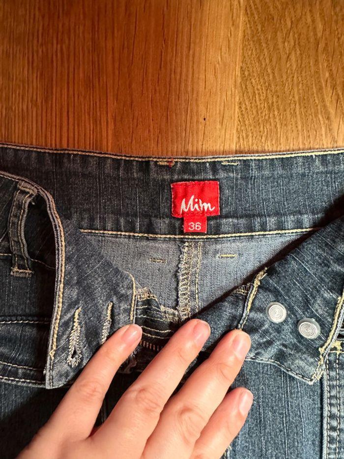 Jupe en jean  mim taille 36 - photo numéro 2