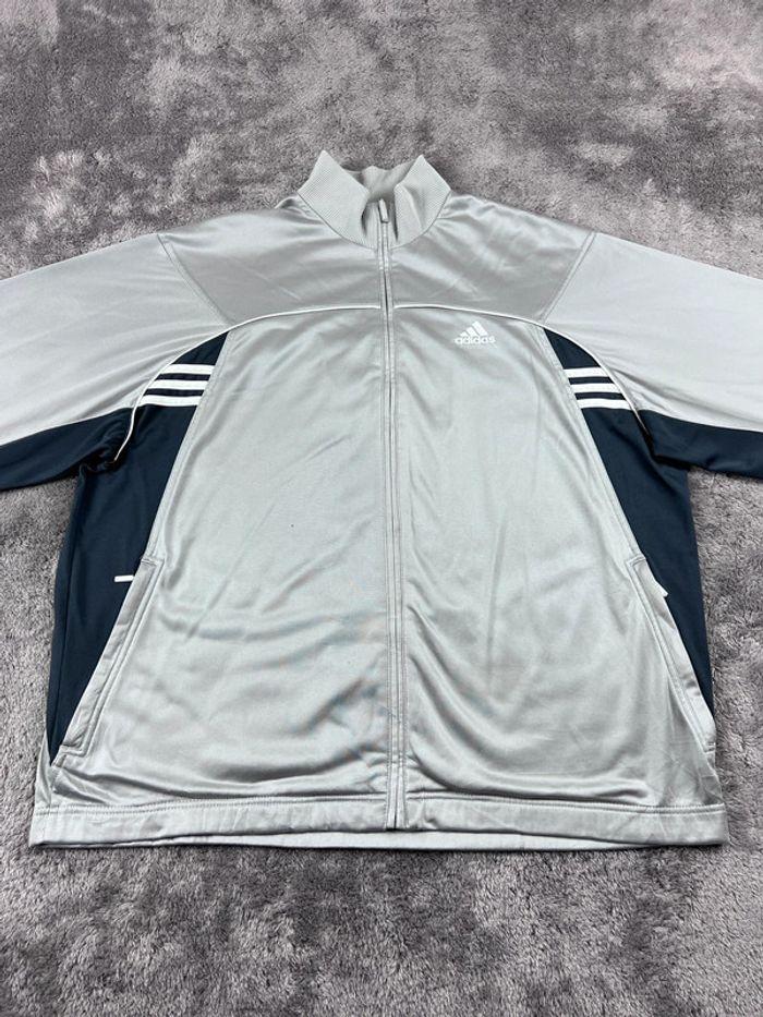 👕 Veste de Sport Adidas Vintage Gris Taille L 👕 - photo numéro 6