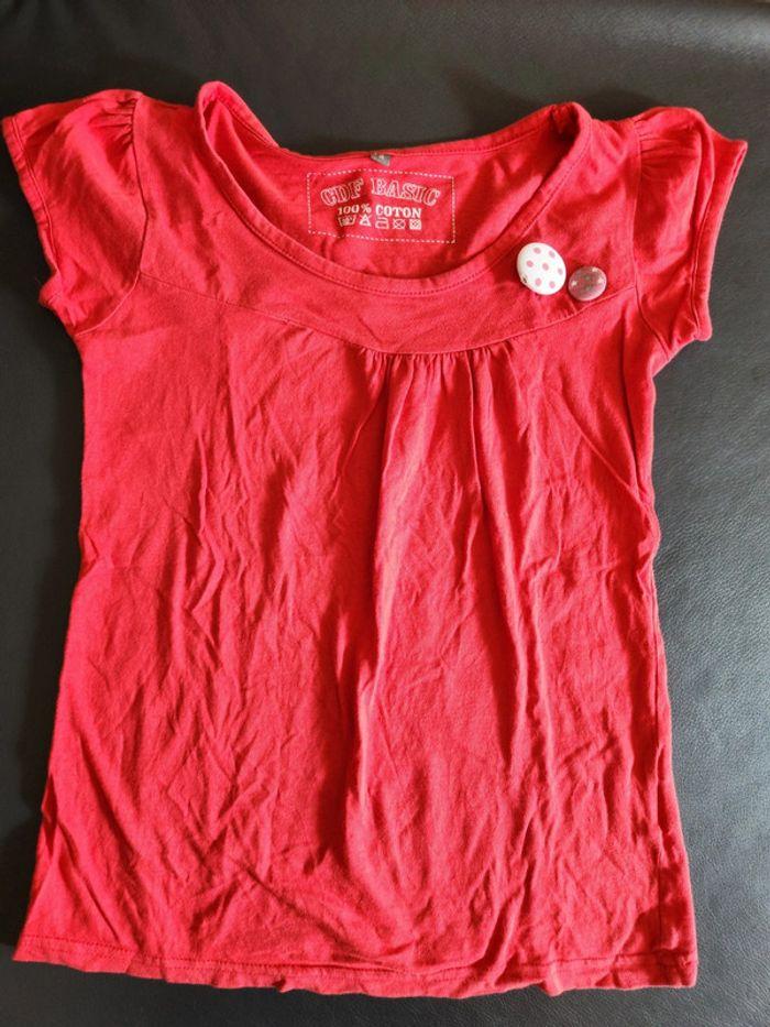 Tee shirt rouge - photo numéro 1