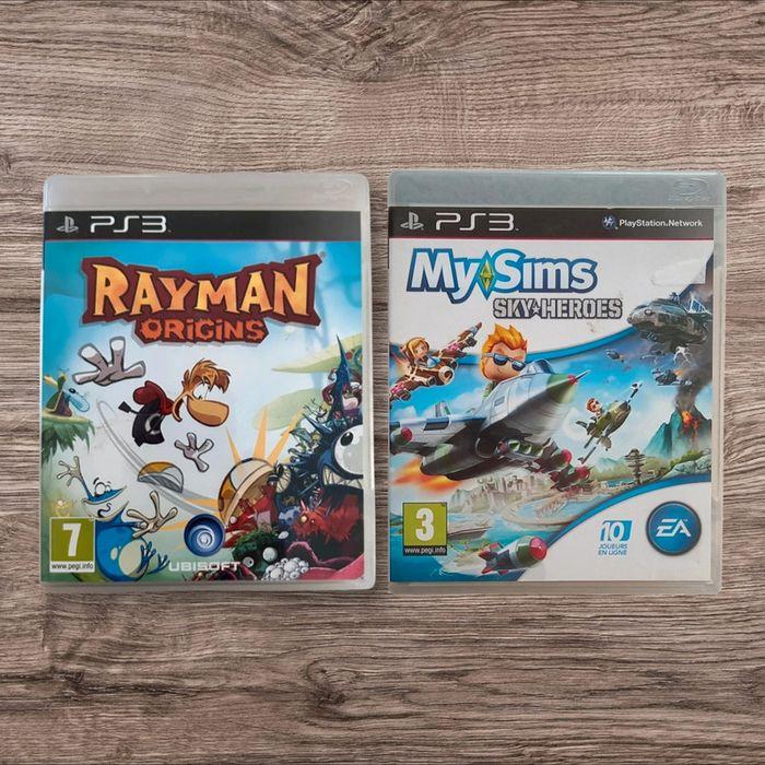 Jeux PS3 Rayman origins et my sims Sky heros - photo numéro 1