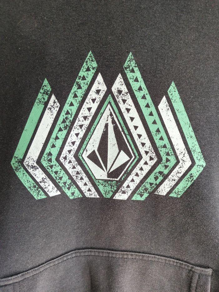 Hoodie sweat capuche noir Volcom 14 ans - photo numéro 6