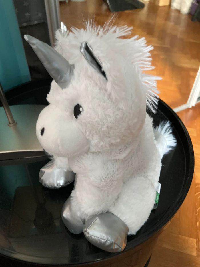 Pelucho bouillotte peluche licorne - photo numéro 2