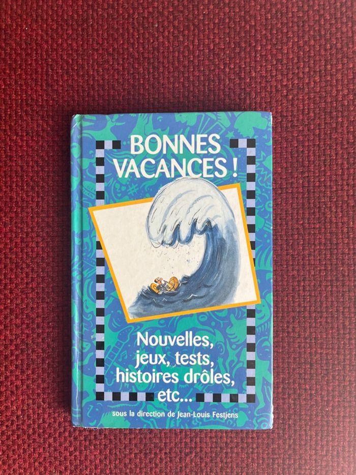 Livre Bonnes Vacances - photo numéro 1