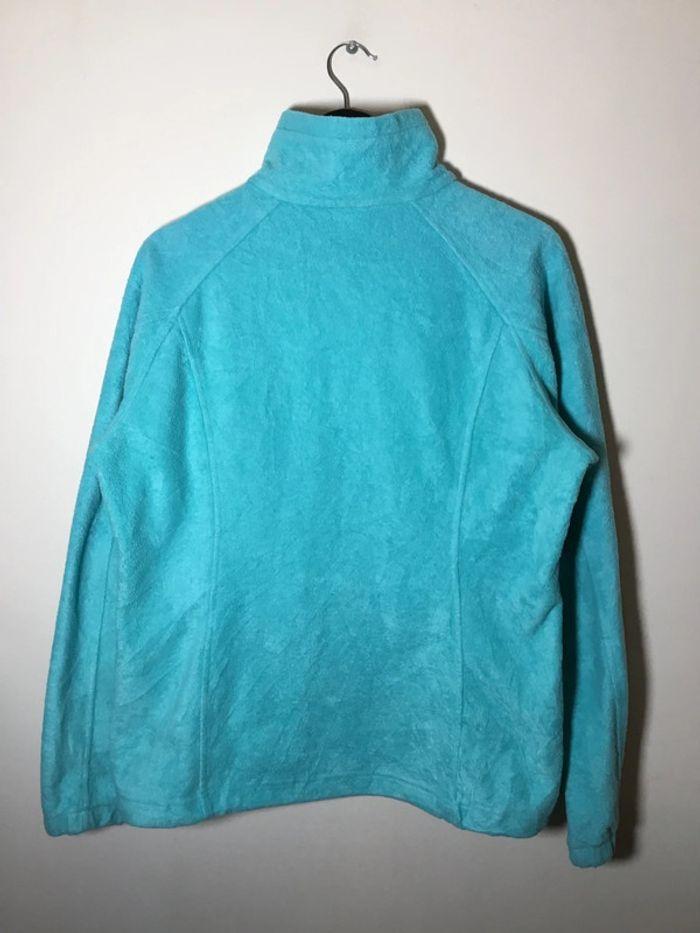 Veste polaire légère pour femme Columbia  bleu turquoise taille L 106 - photo numéro 3