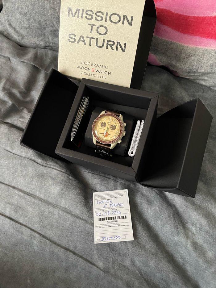 Omega X swatch moonswatch mission to Saturn - photo numéro 1