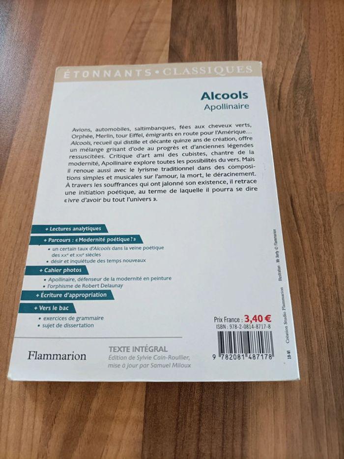 Livre Alcools d'Apollinaire Bac français 📚 - photo numéro 2