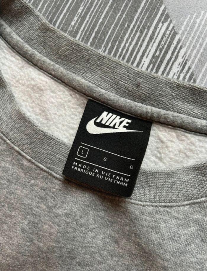 Pull gris avec de la moumoute, Nike, taille L - photo numéro 3