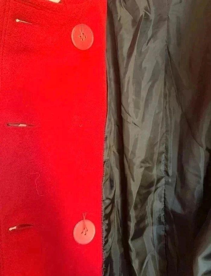 Manteau rouge taille 40 neuf - photo numéro 2