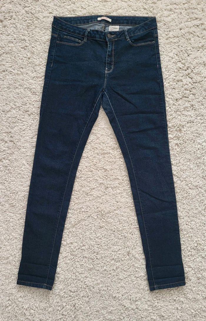 Jean skinny bleu foncé Camaïeu T.40 - photo numéro 1