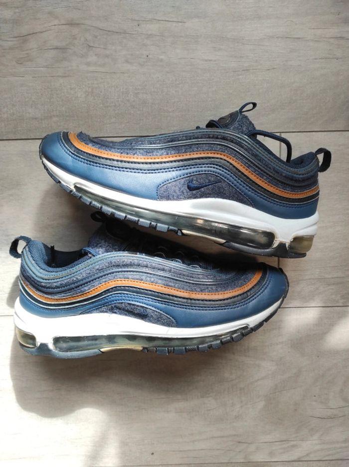 Basket femme Nike air max 97 pointure 39 bleue marine wool thunder blue - photo numéro 1