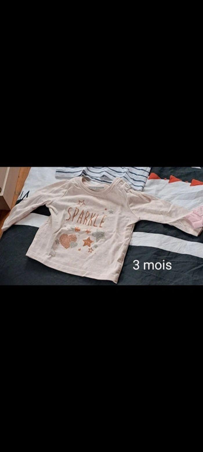 Tee shirt 0 à 3 mois