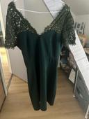 Robe vert émeraude Taille 1