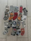 Lot de 20 paires de chaussettes, taille 19 22