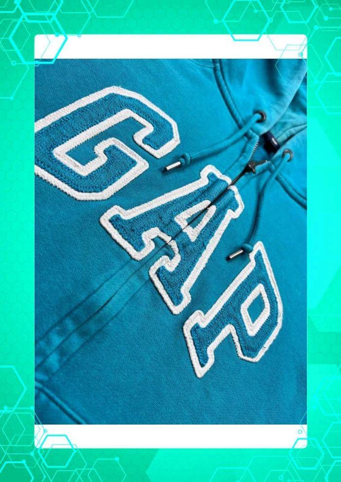 👕 Veste GAP Turquoise Taille XS 👕 - photo numéro 9