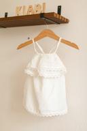 Robe blanche, Kiabi, 3 mois