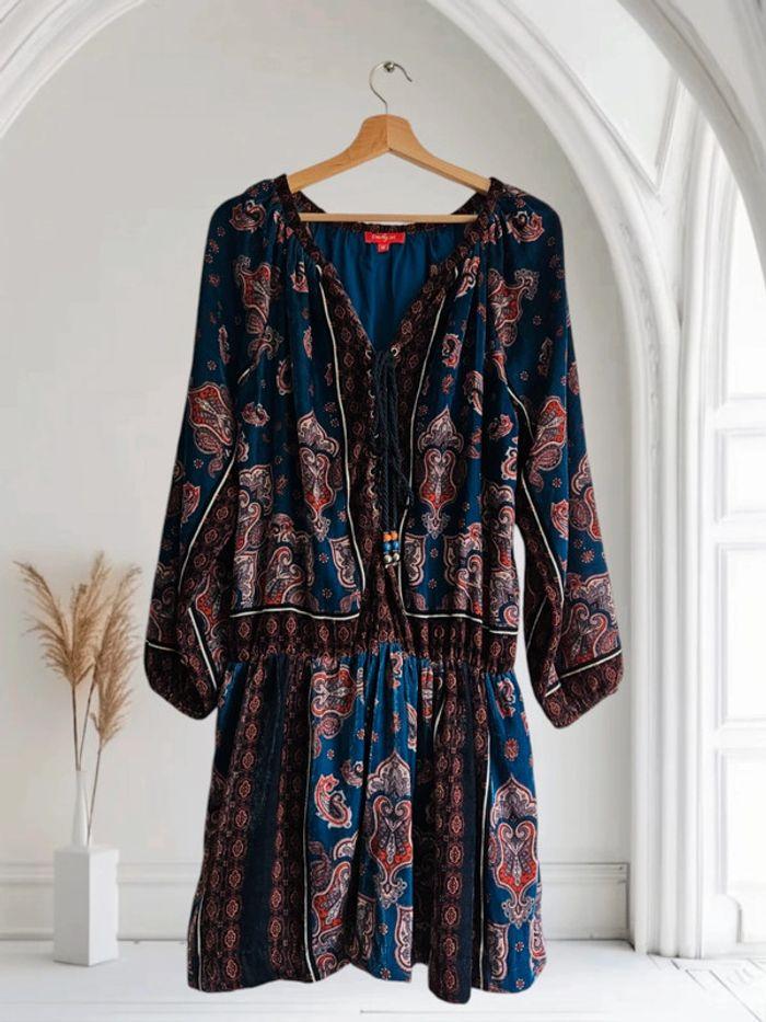 Robe en velours manches longues Derhy - photo numéro 1