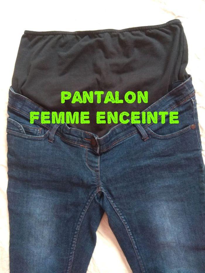 Pantalon jean femme enceinte maternité 38 - photo numéro 2