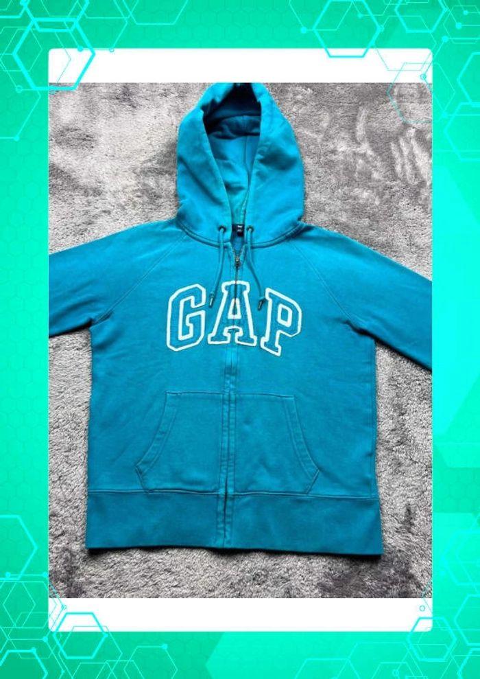 👕 Veste GAP Turquoise Taille XS 👕 - photo numéro 6