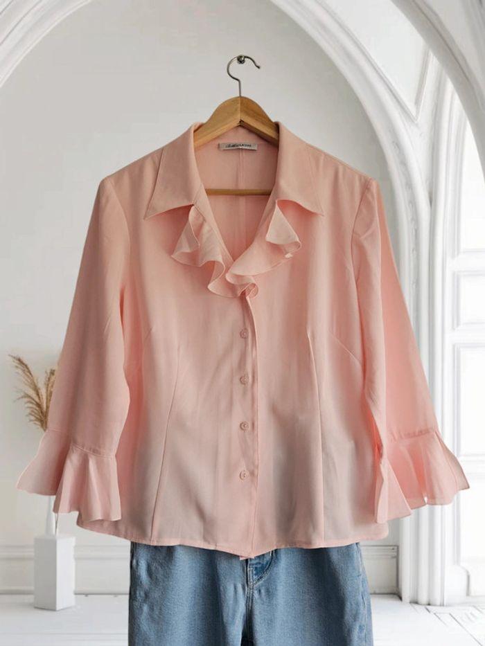 Chemise rose Vintage 46 - photo numéro 4