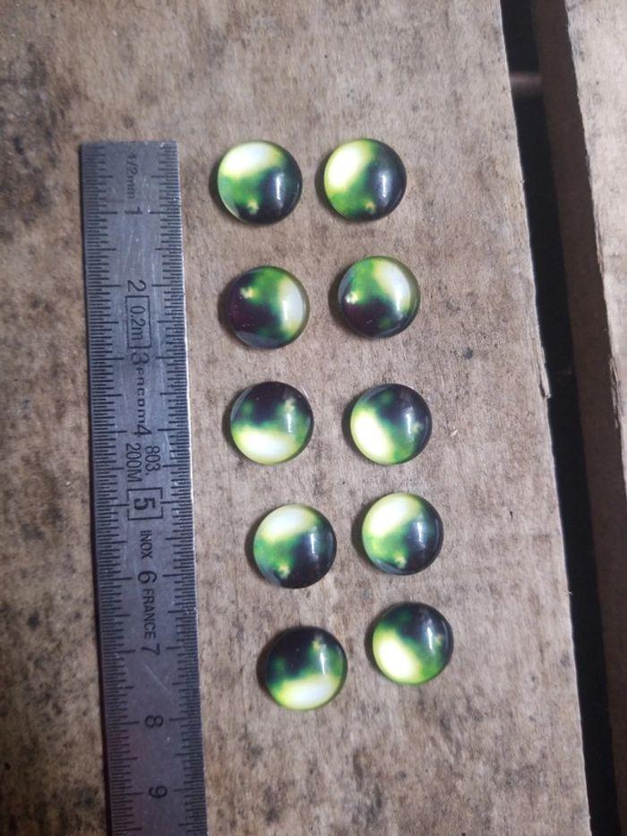 Lot de 10 cabochons - photo numéro 2