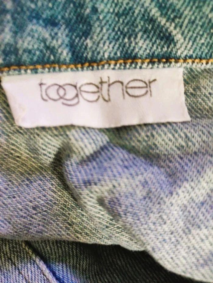 Veste Together Bohème Jean bleu Taille 40 - photo numéro 5