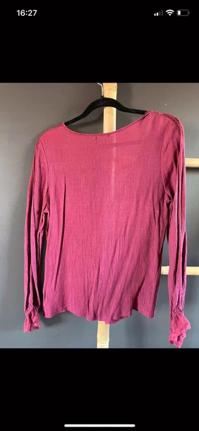 Blouse Kilibbi bordeaux - photo numéro 3