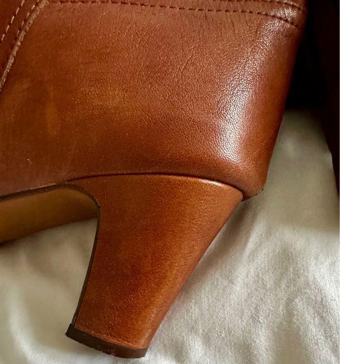 Bottines Cuir marron -T41 Jacqueline Rui - photo numéro 4