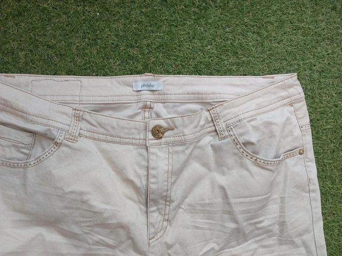 Pantalon beige   phildar femme - photo numéro 1