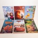 Lot de 6 livres Disney Winnie, Mowgli, Reine des neiges, Nemo, Cars, le Roi Lion