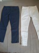 Lot de 2 pantalons femme taille 38