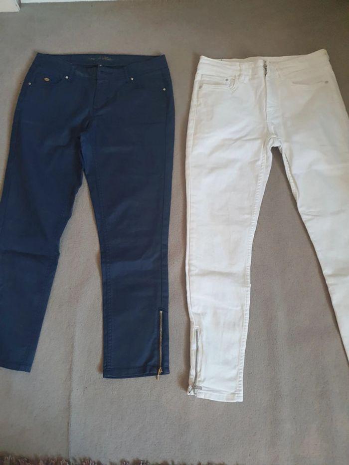 Lot de 2 pantalons femme taille 38