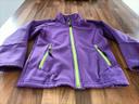 Veste imperméable et polaire quechua violette 4 ans