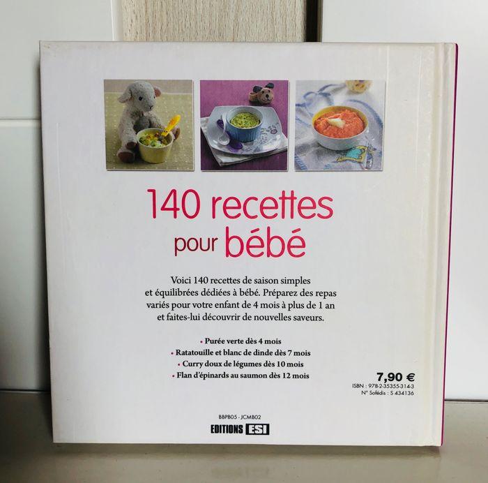 Livre 140 recettes pour bébé - photo numéro 2