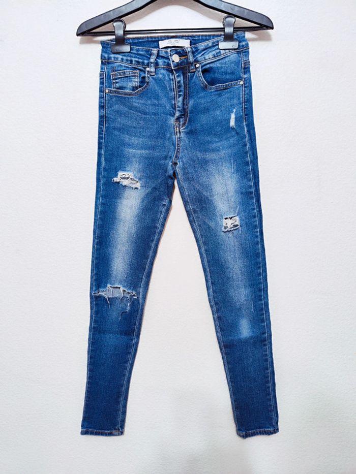 Jeans slim skinny femme taille 34 - photo numéro 2