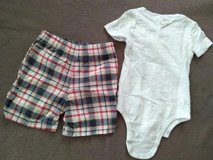 Ensemble body+short T12M BabiesRus - photo numéro 3