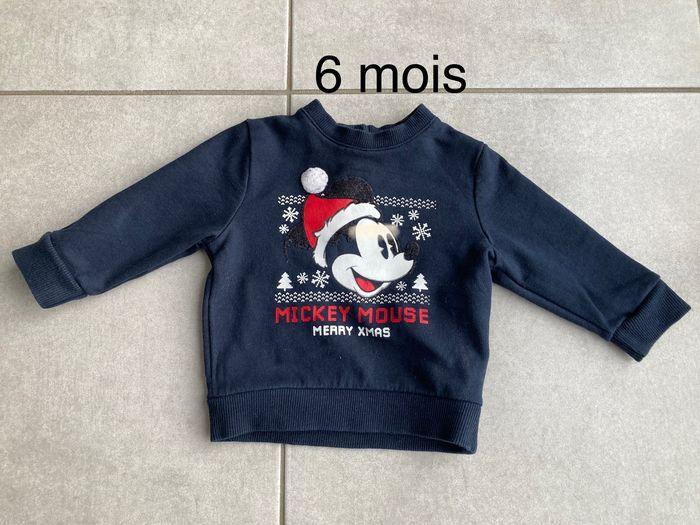 Pull noël Mickey 6 mois - photo numéro 1