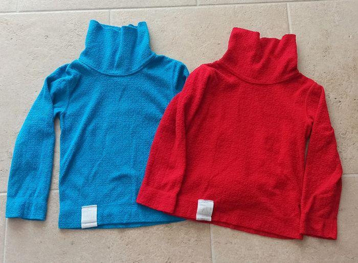 Lot de 2 sous pull thermiques ski 4/6 ans