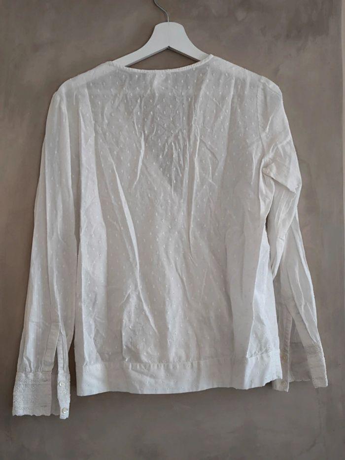 🤎 Blouse cache cœur broderie Sézane 38 🤎 - photo numéro 12