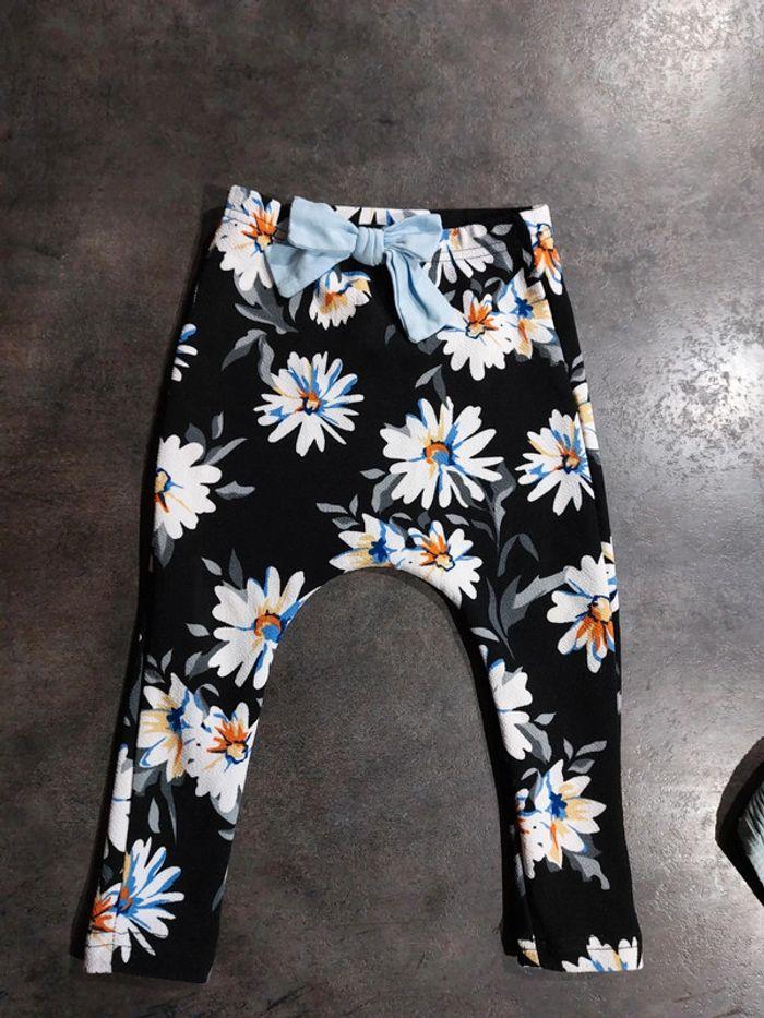 Pantalon fluide à fleurs 18-24 mois - photo numéro 1