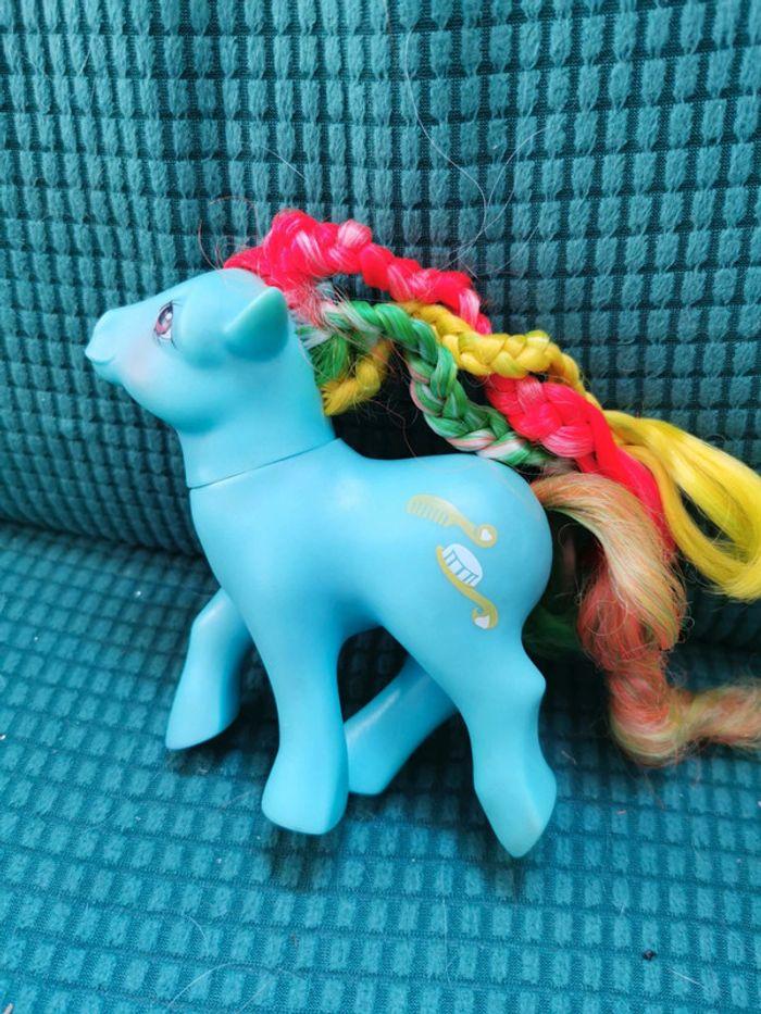 Figurine mon petit poney vintage 1984 G1 star gleamer brush n'grown my little pony hasbro - photo numéro 2