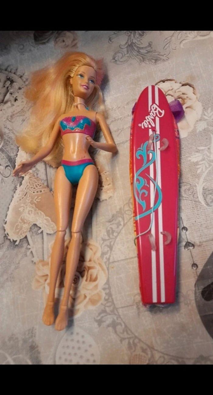 Rare Poupée Barbie transformable Merliah sirène - photo numéro 3