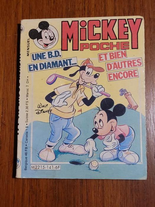 3 Mickey poche - Disney - vintage 1986 - photo numéro 2