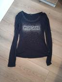 Tee-shirt Morgan noir