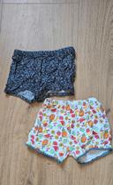 Lot 2 shorts 5-6 ans