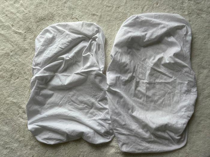 Lot de 2 draps housses