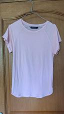 Tee shirt Monoprix rose pale