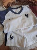 Ensemble foot France Nike 9-12 mois