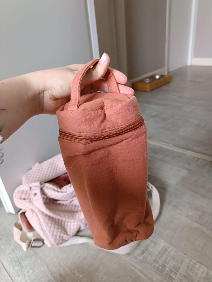 Sac à langer multipoches vertbaudet rose poudré - photo numéro 7