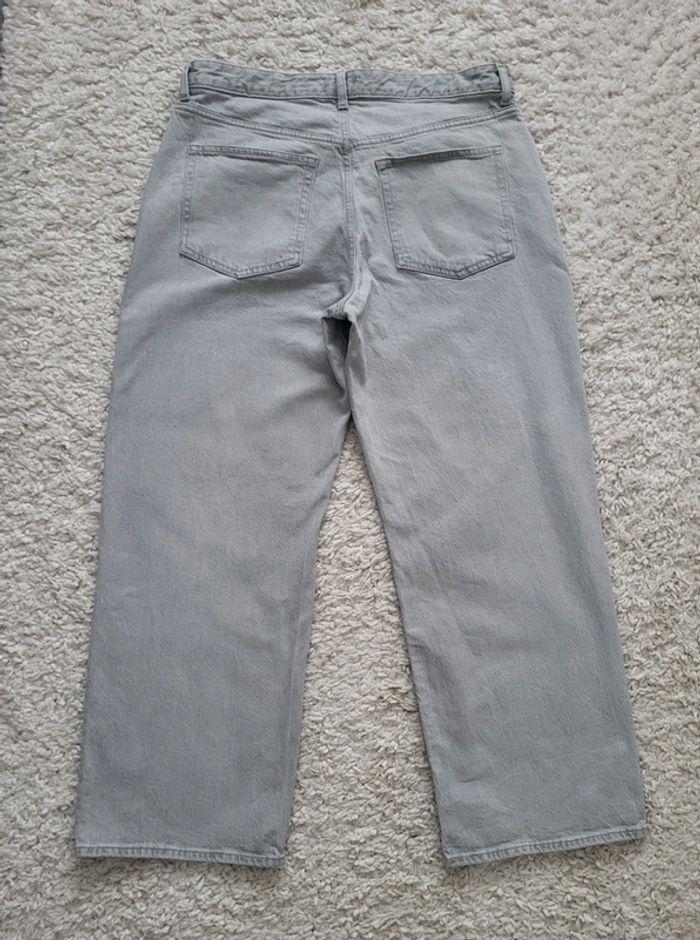 Jean large gris clair H&M Taille 46 - photo numéro 7