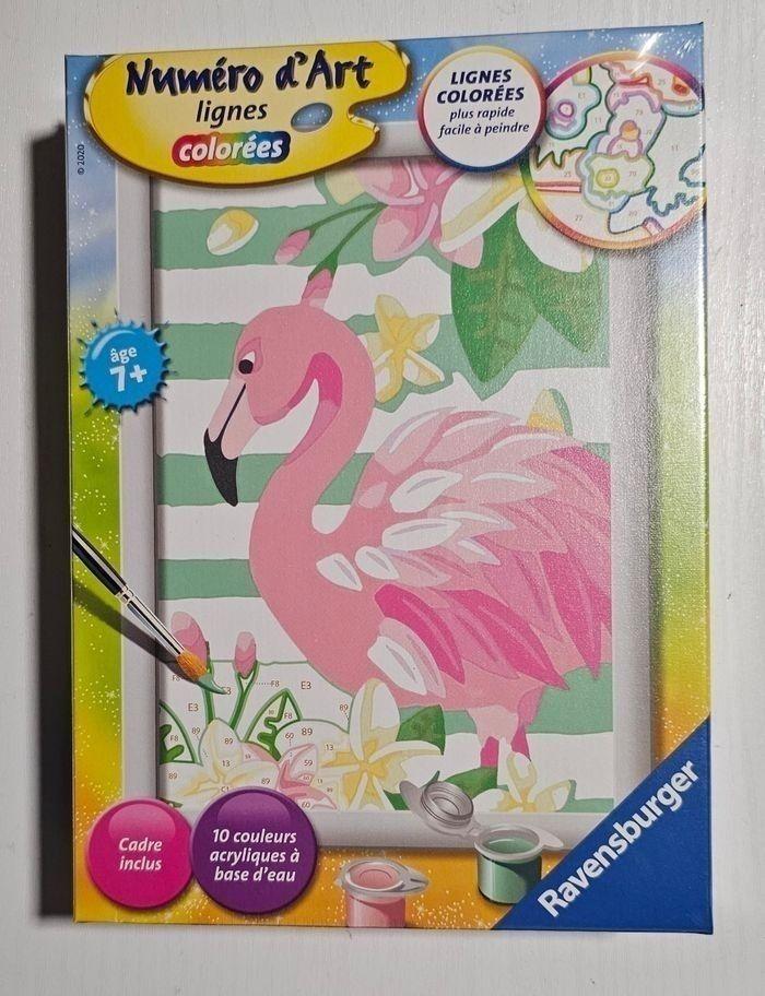 NUMERO D ART RAVENSBURGER FLAMENT ROSE